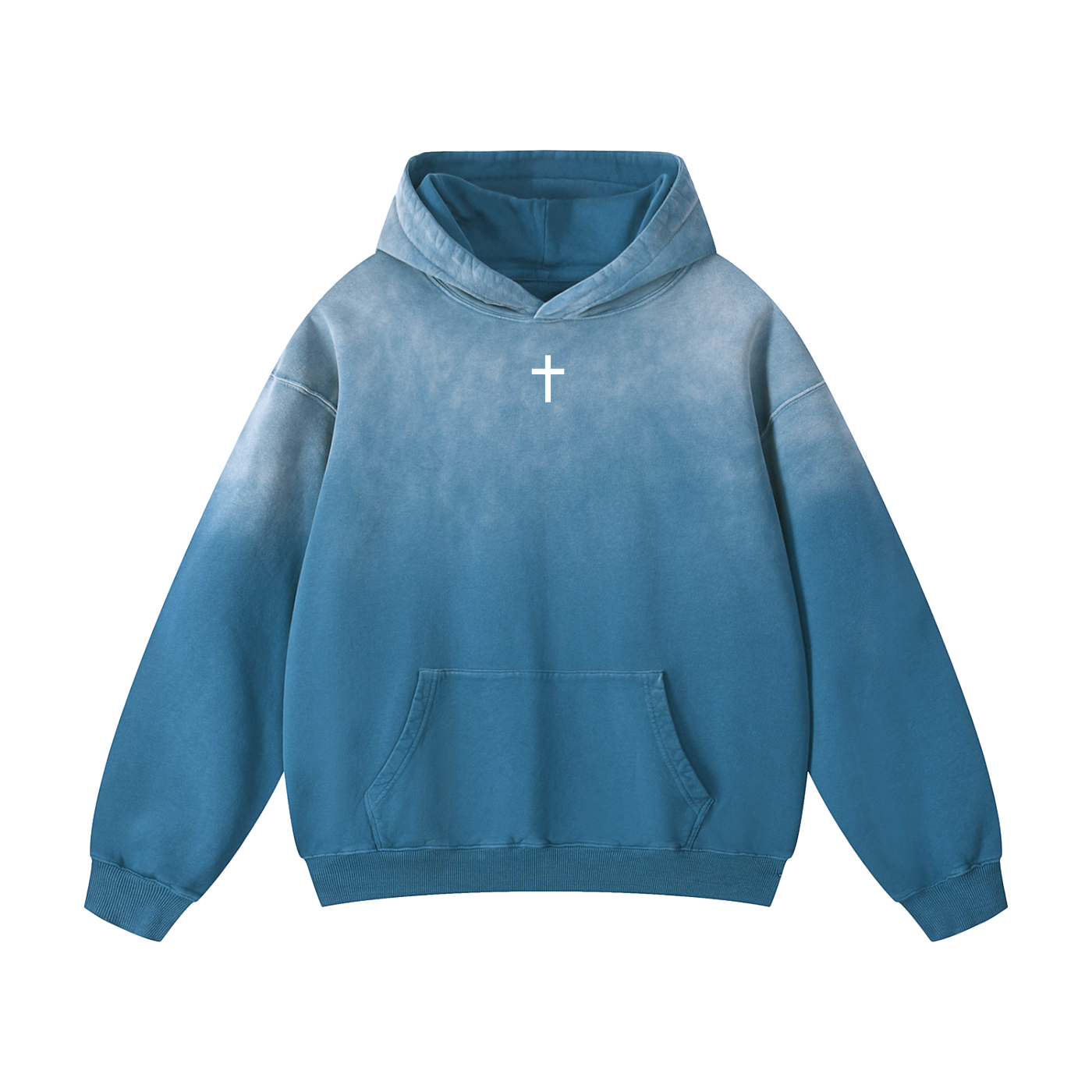 Jesus saved my life Sunfade Oversized Hoodie