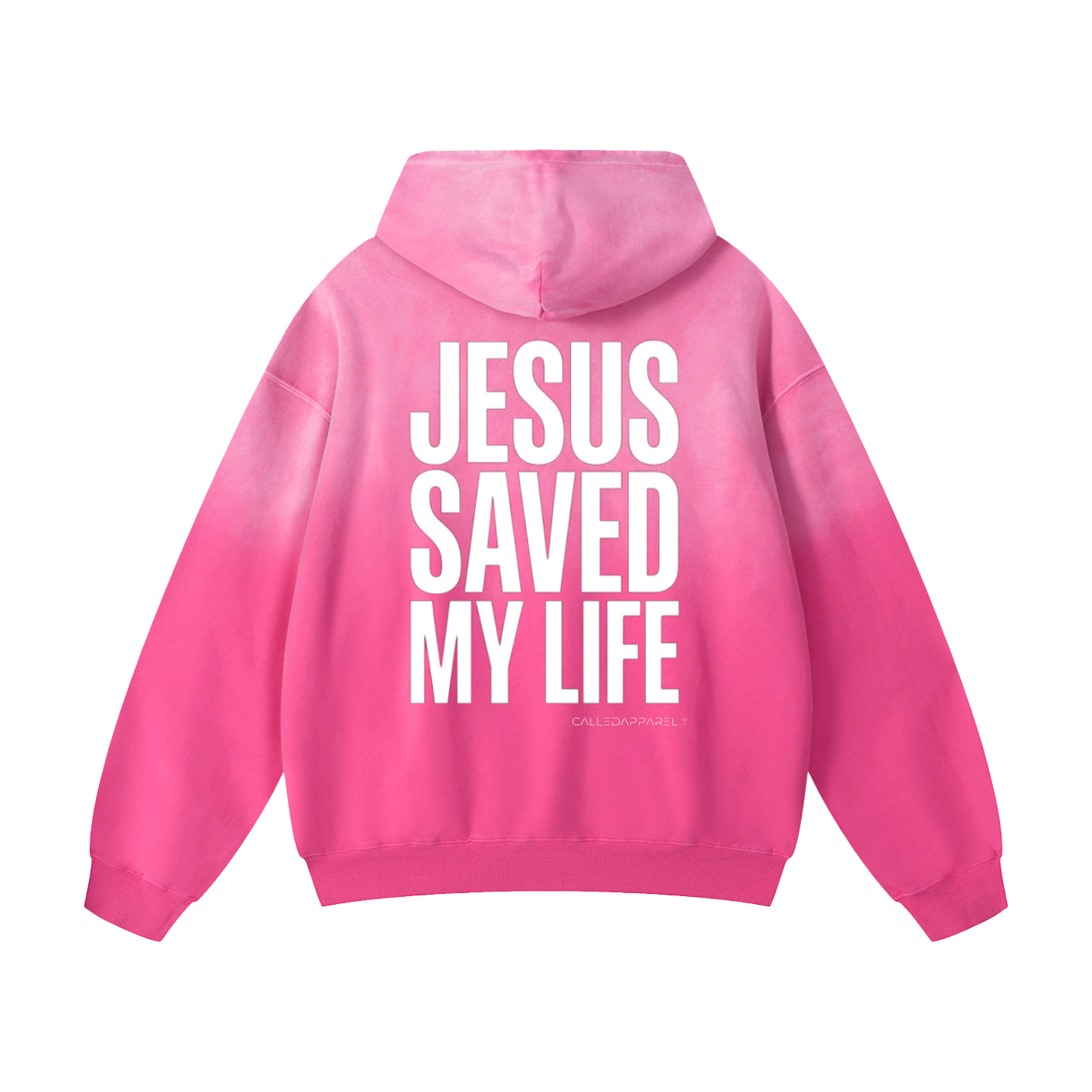 Jesus saved my life Sunfade Oversized Hoodie