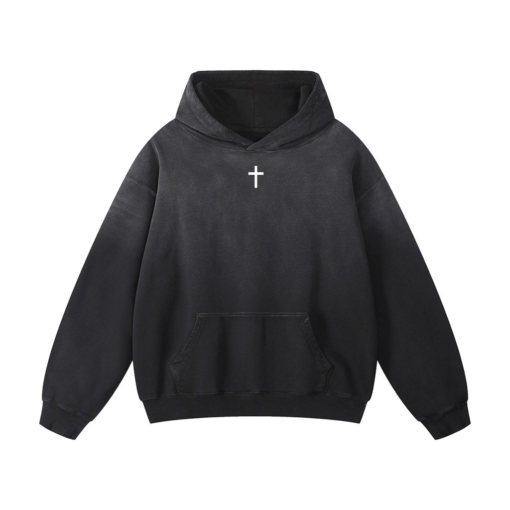 Jesus saved my life Sunfade Oversized Hoodie